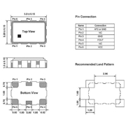 TXC晶振,六腳金屬面振蕩器,7P晶振