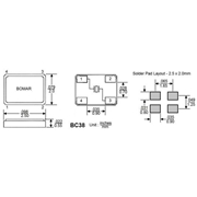 Bomar晶振,BC38晶振,BC38EFA120-10.000000晶振